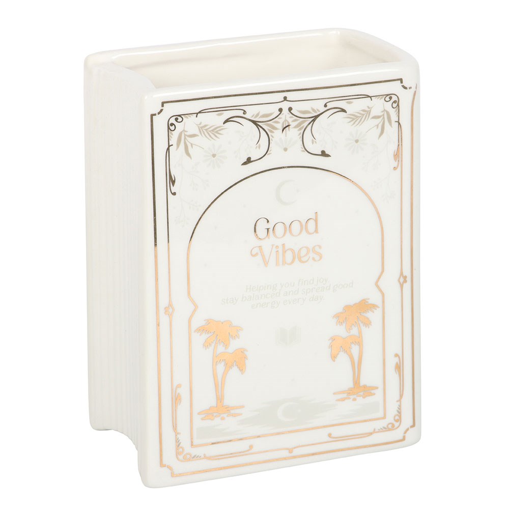 White Book Vase