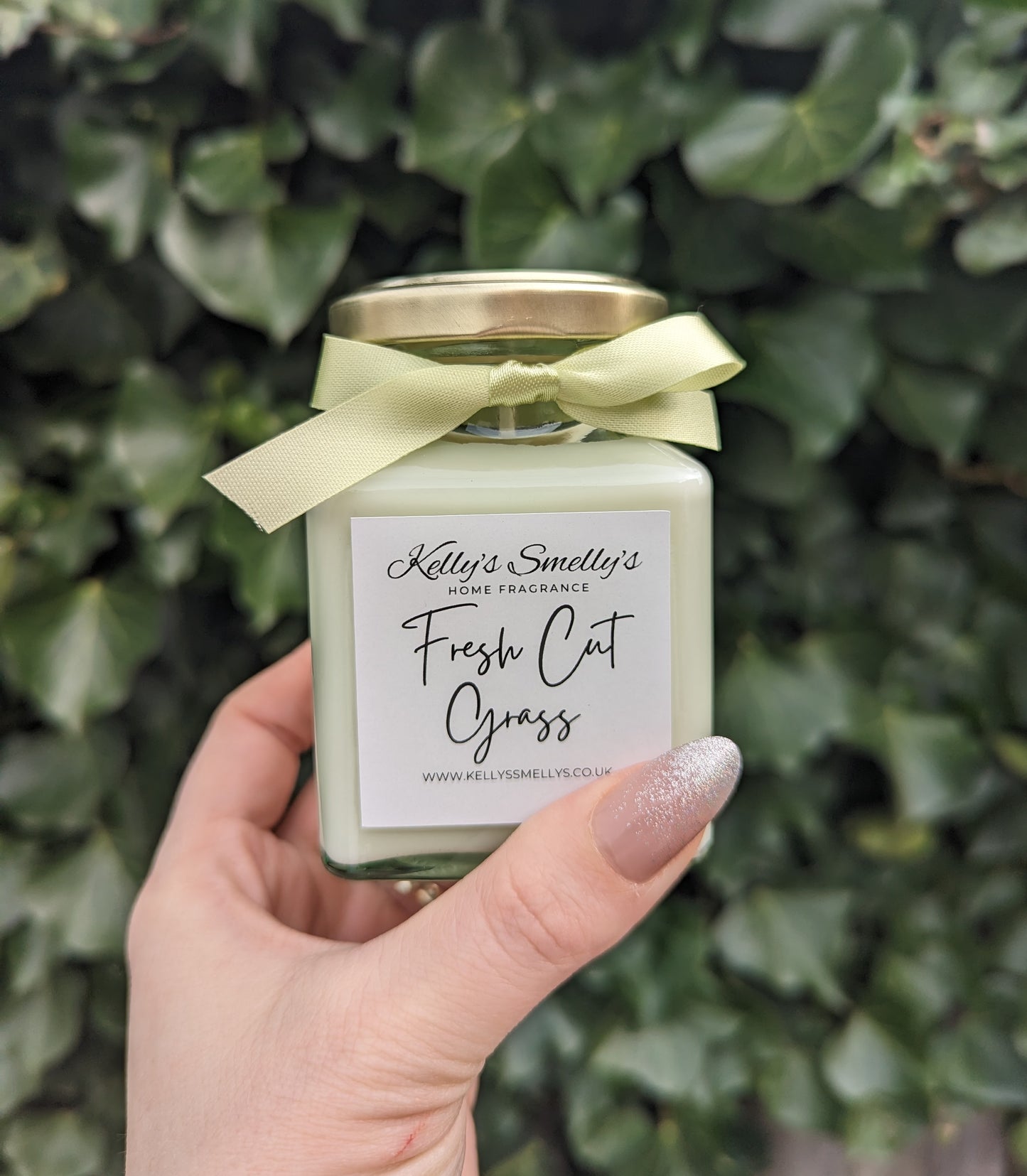 Fresh Cut Grass Candle Jar