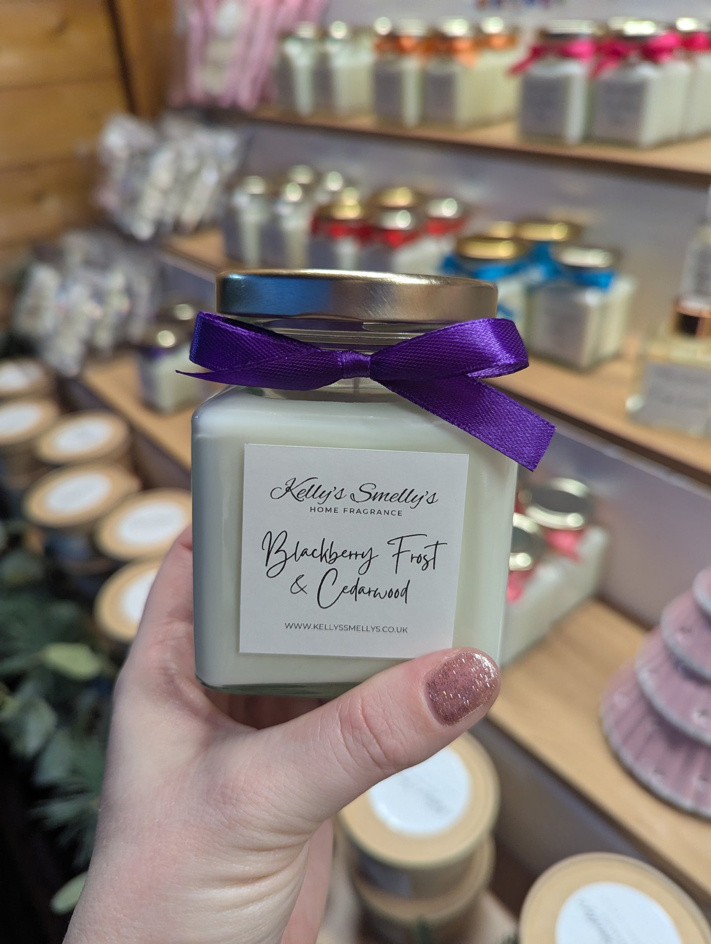 Blackberry Frost & Cedarwood Candle Jar