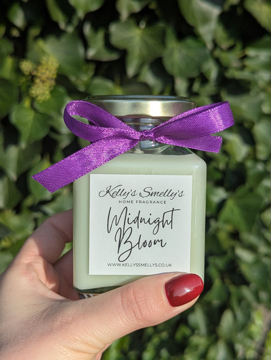 Midnight Bloom Candle Jar