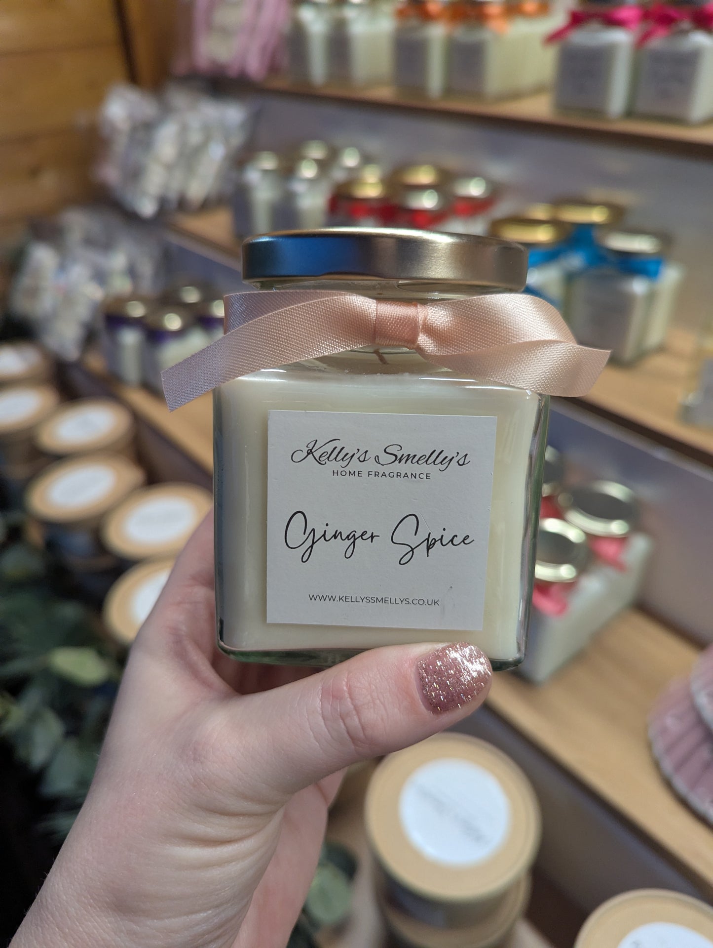 Ginger Spice Candle Jar