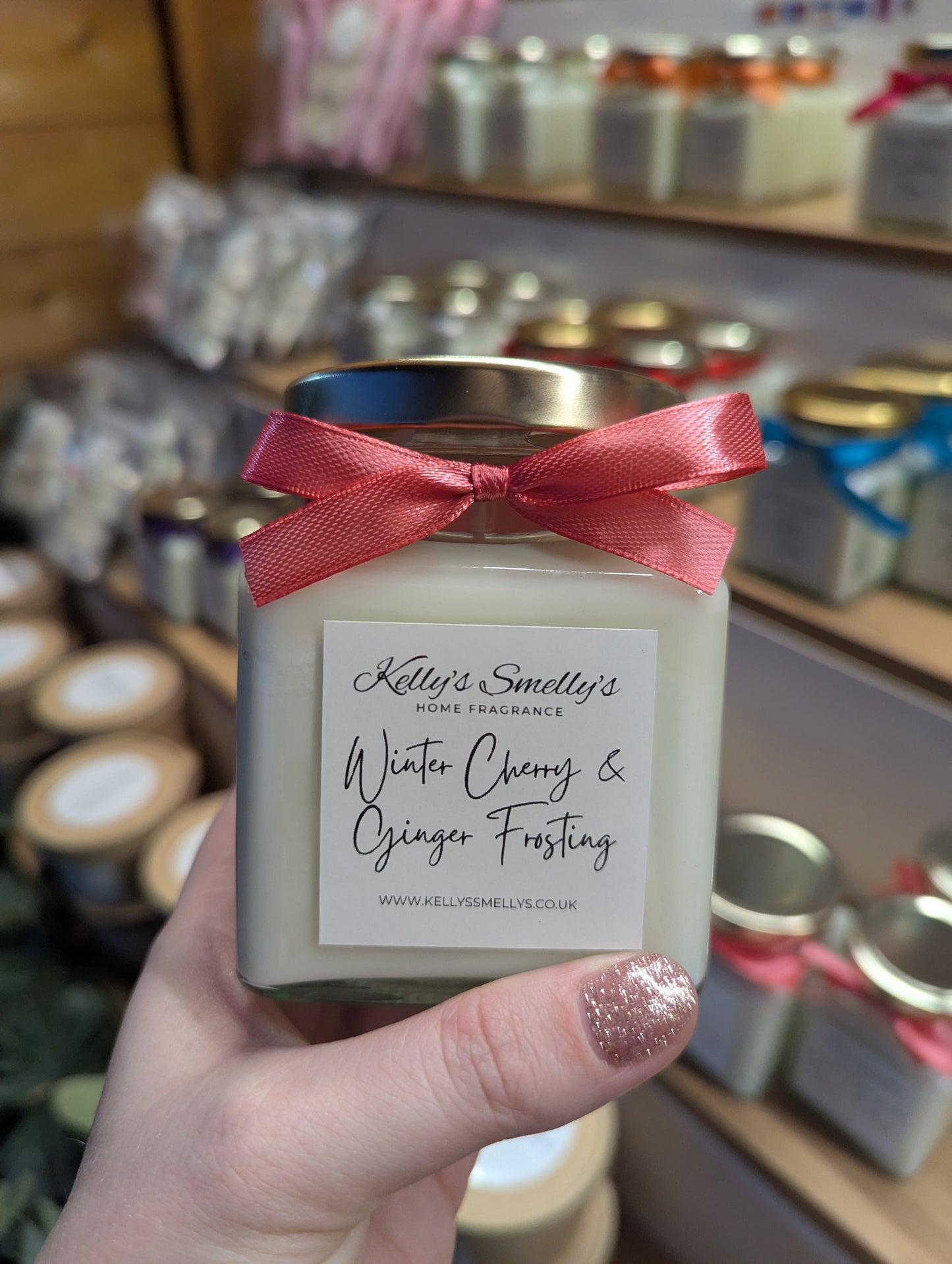 Winter Cherry & Ginger Frosting Candle Jar