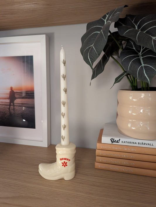 Retro Rodeo taper candle set