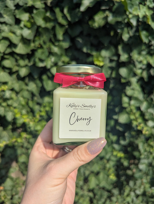 Cherry Candle Jar
