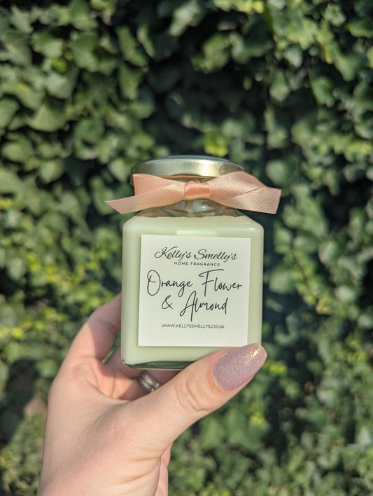 Orange flower & Creamy Almond Candle Jar