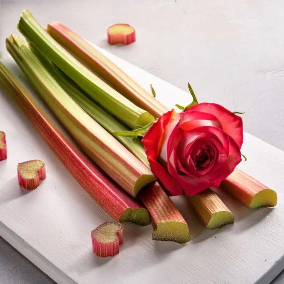 Rhubarb & Rose Candle Jar