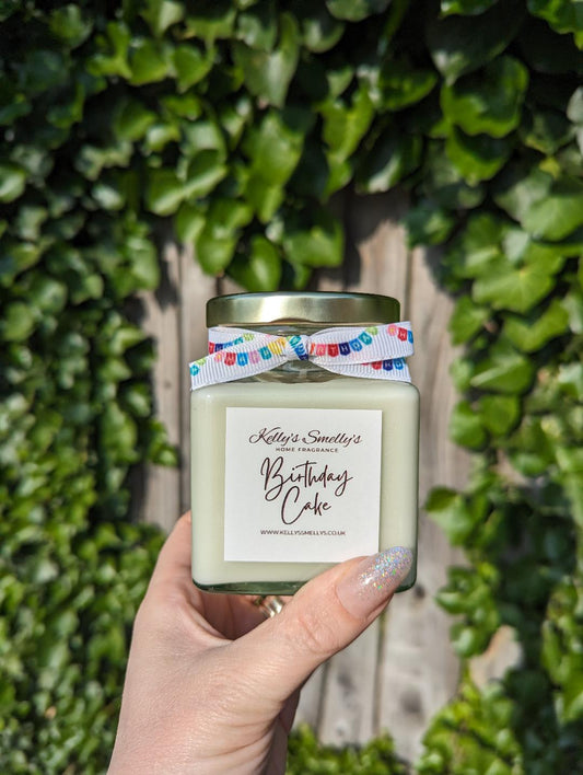 Birthday Cake Candle Jar